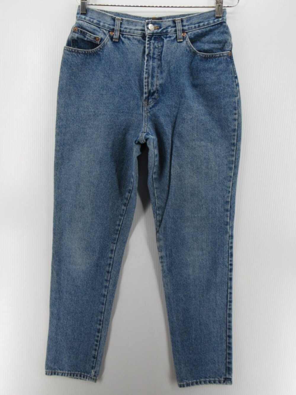 VINTAGE Gap Jeans 10 Long Mom High Rise Tapered Slim Fit Denim 90s